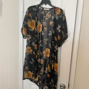 Floral Sheer Kimono